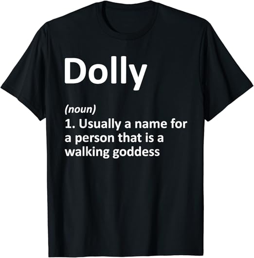 DOLLY Definition Personalized Name Funny Birthday Gift Idea